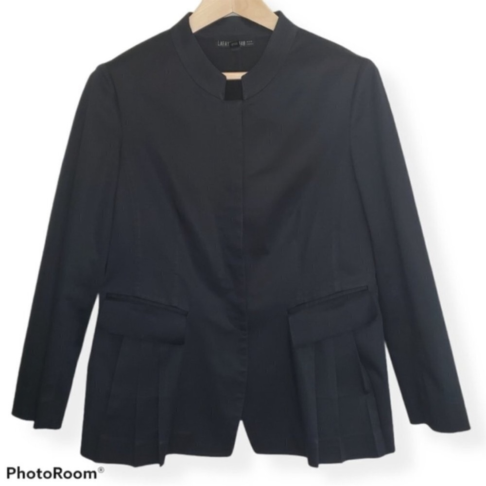 LAFAYETTE 148 New York, Black Peplum Blazer, EUC, Size 10